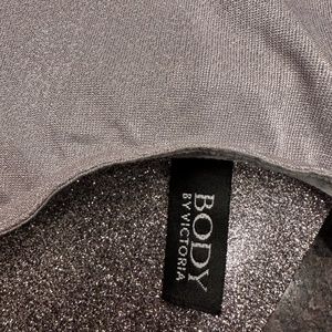 Metallic Silver Tank Top BODY by Victoria’s Secret Size Large Pre Loved